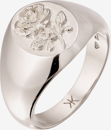Bague 'Rose' KUZZOI en argent : devant
