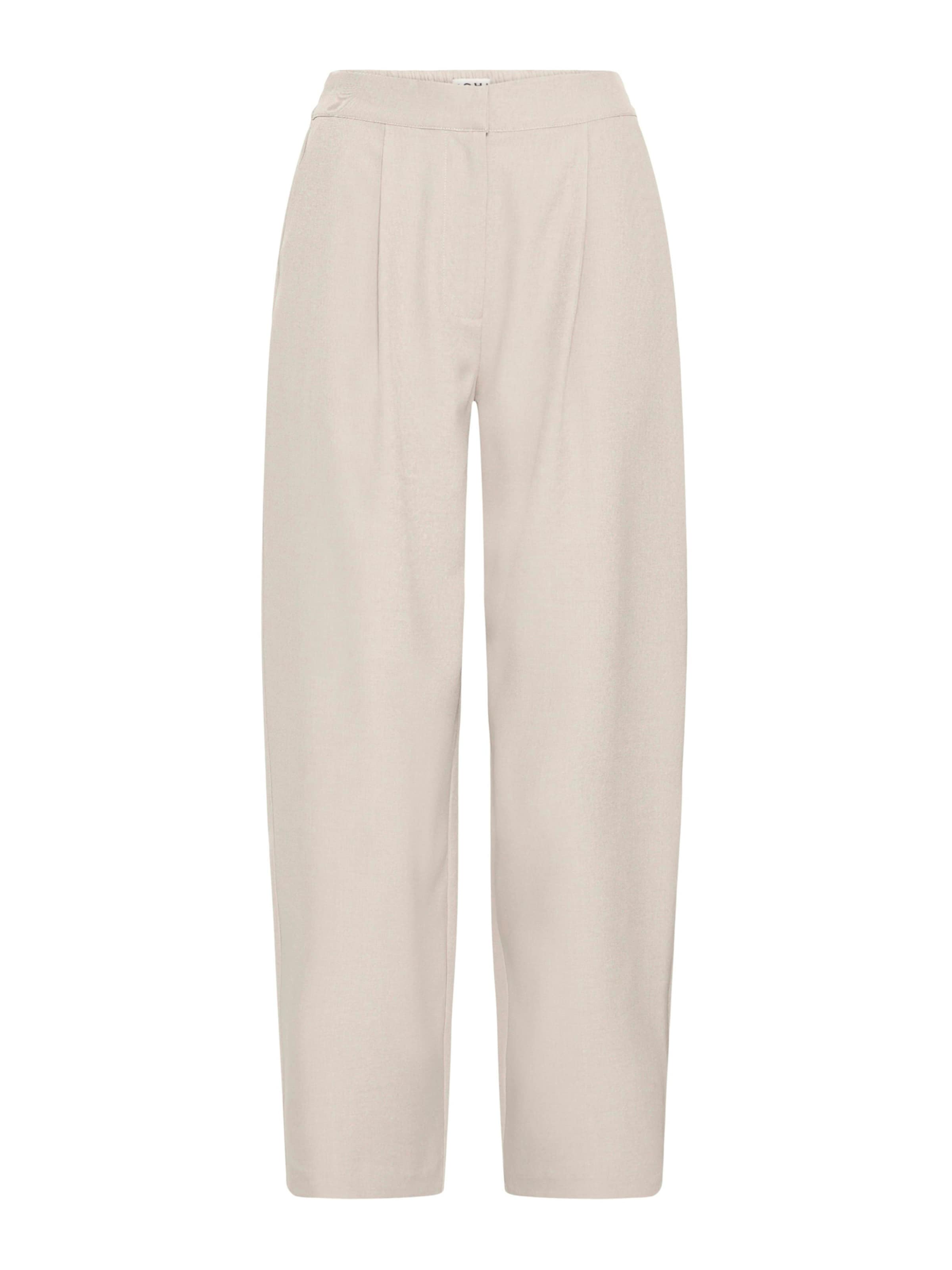 bēšs ICHI Baggy Klasiskas bikses 'IHFAVA': no priekšpuses