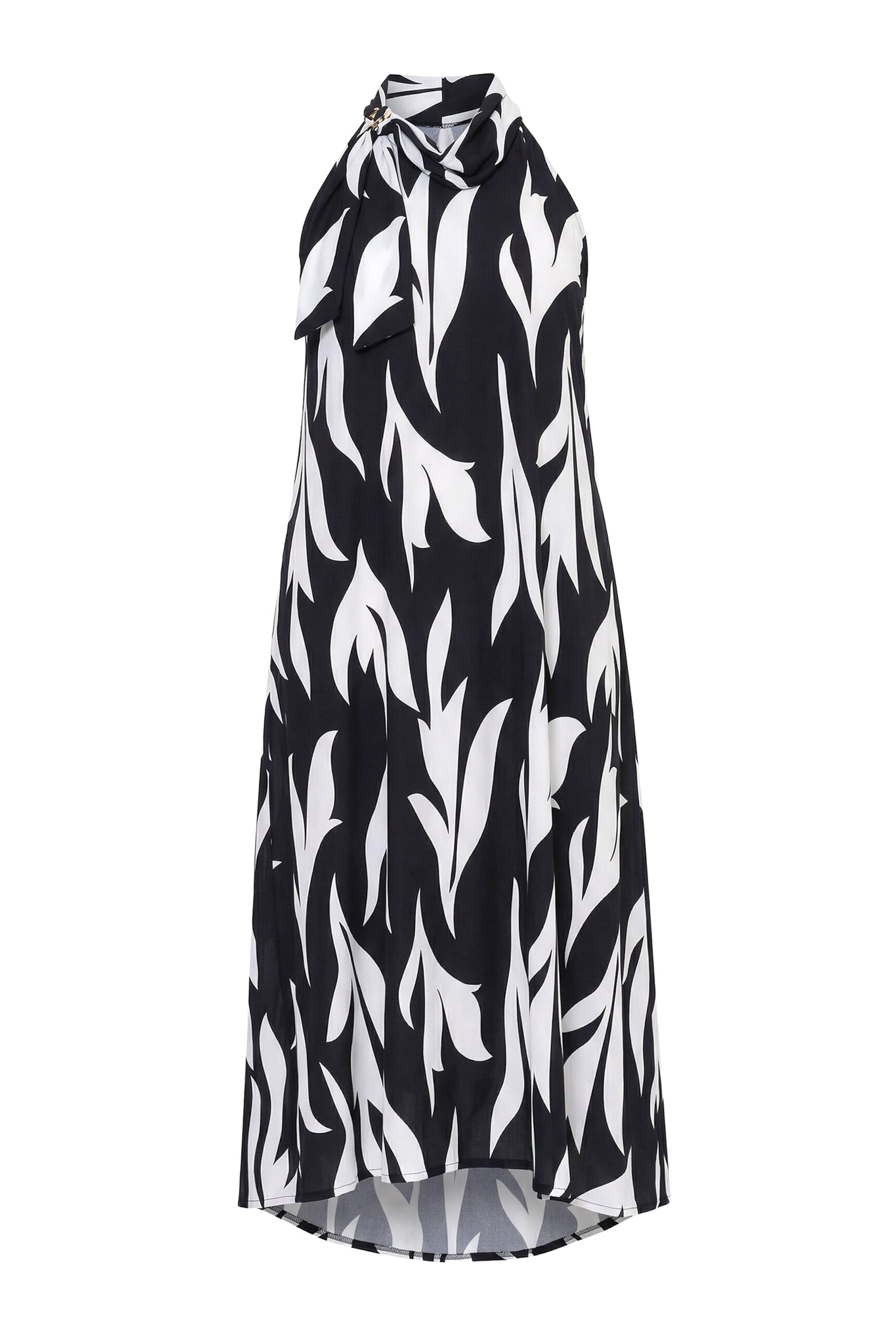 Ulla Popken Kleid in Schwarz: Vorderseite