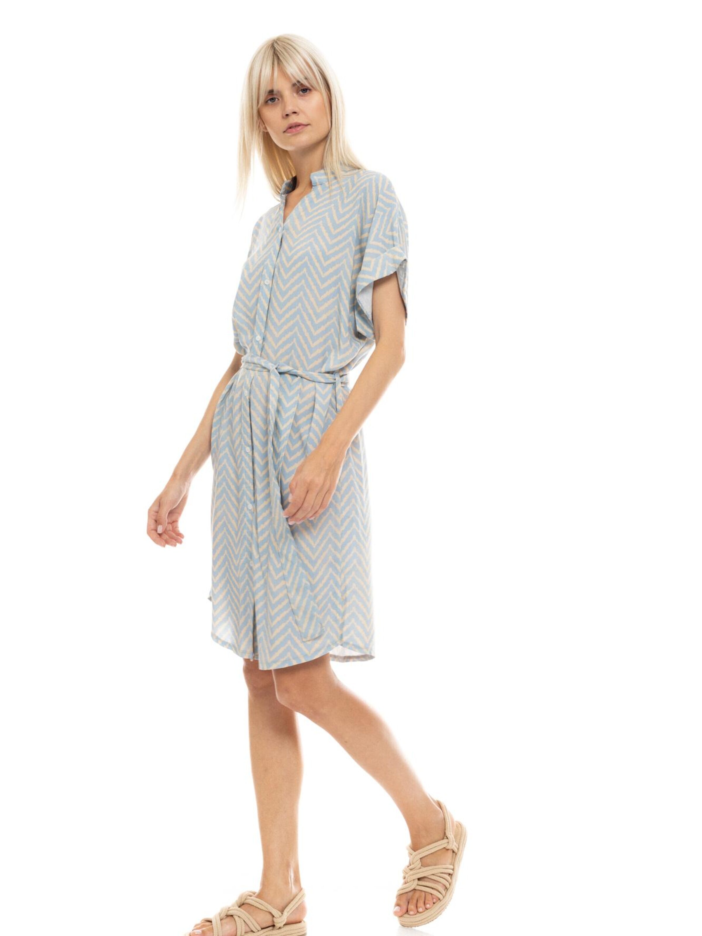 Pink Label Zomerjurk 'BEACHWEAR CABANA' in Blauw