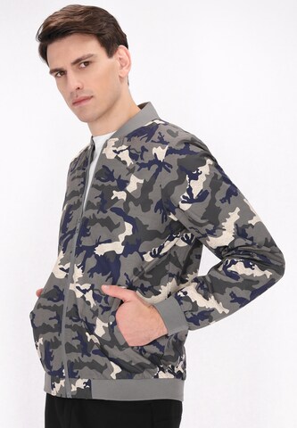 Mo ATHLSR Tussenjas in Blauw: voorkant
