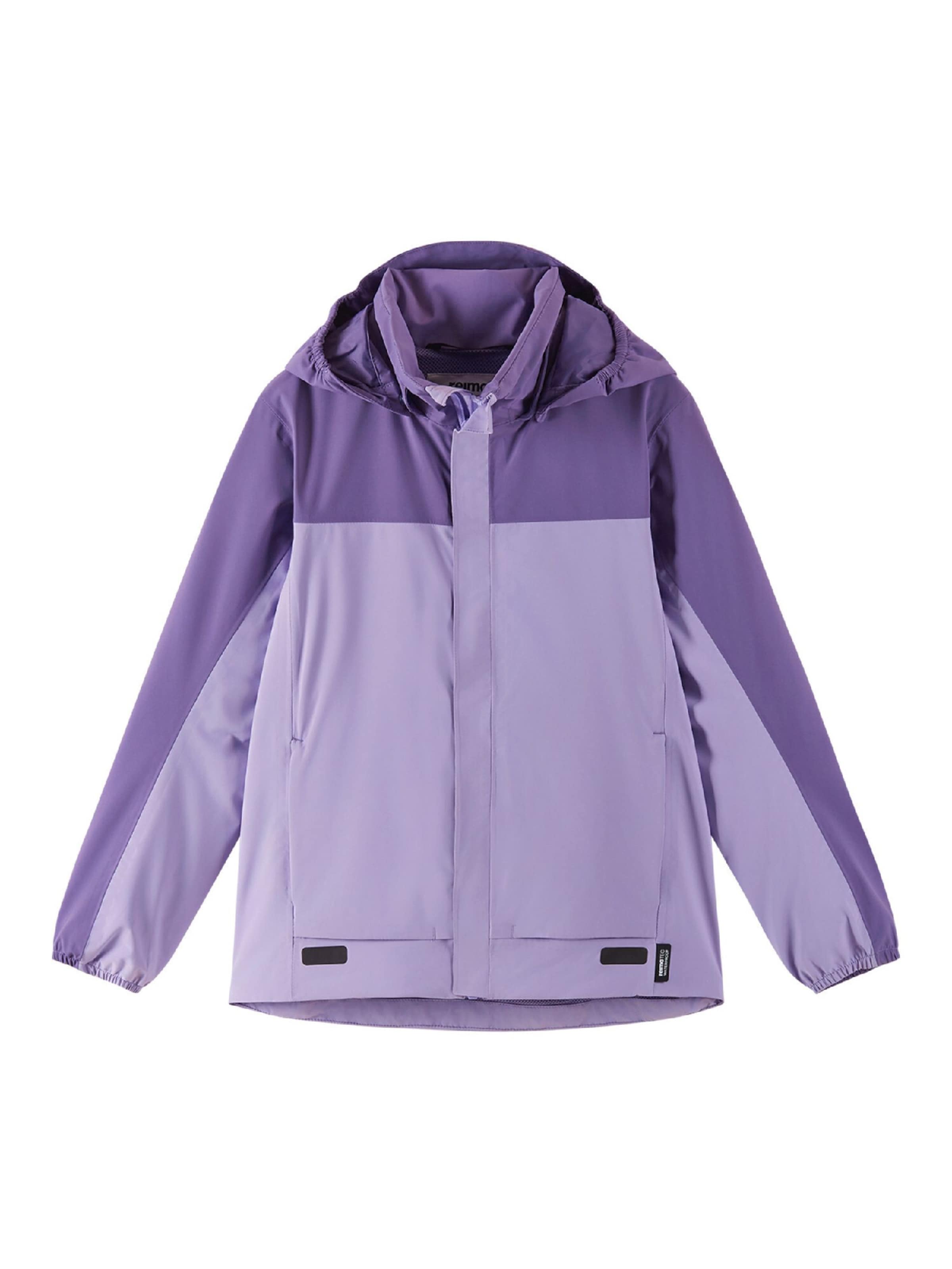 Reima Weatherproof jacket 'Salmi' in Purple: front