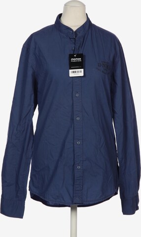 ESPRIT Button Up Shirt in XS in Blue: front