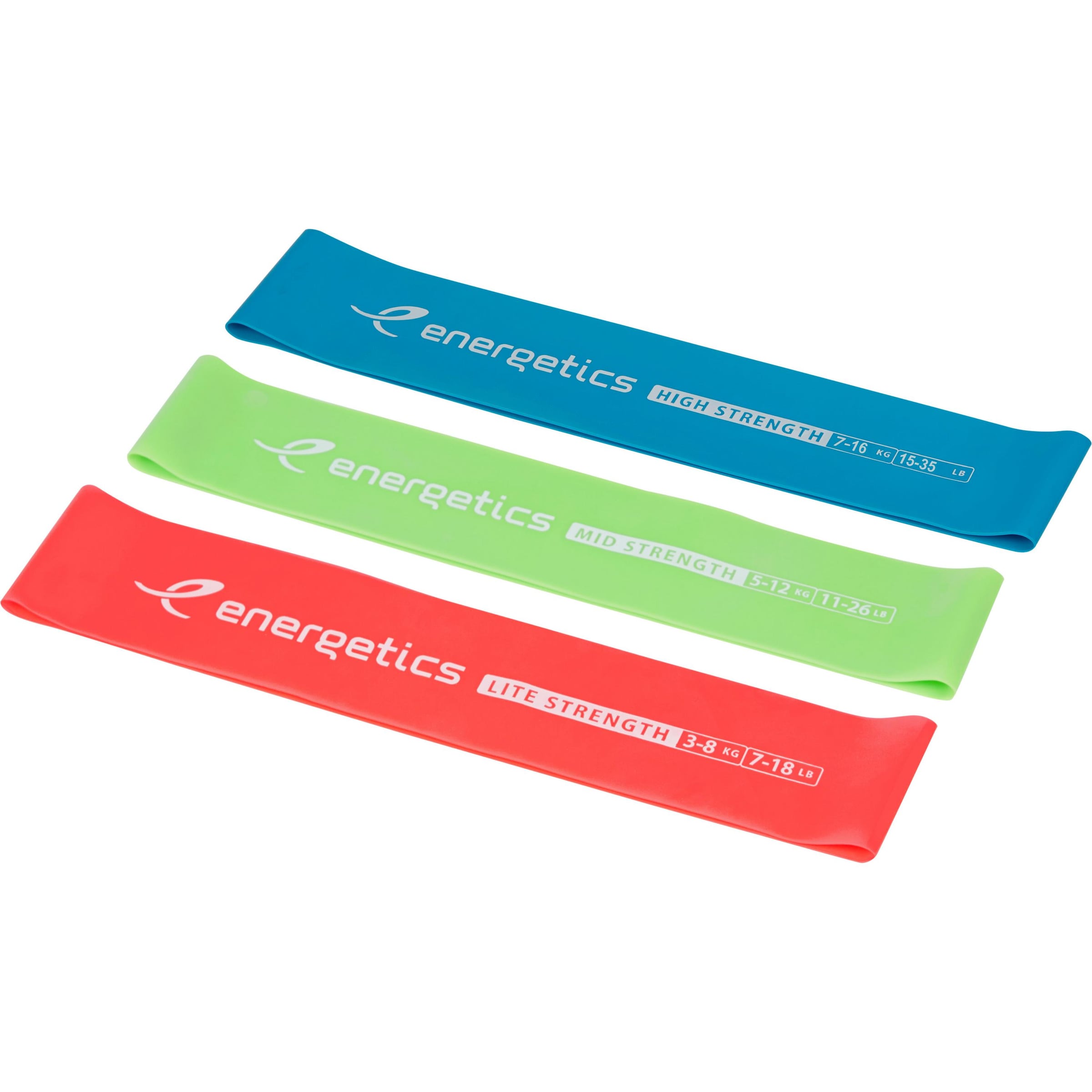 ENERGETICS Gymnastikband in Blau: Vorderseite