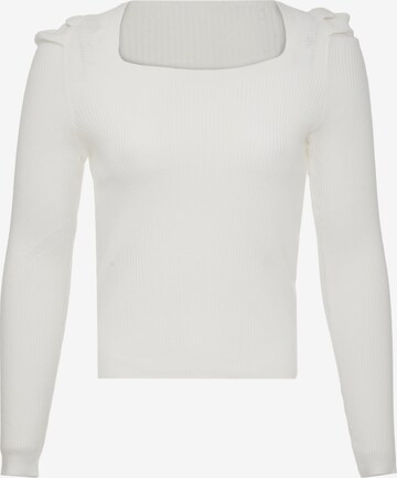 Pull-over NALLY en blanc : devant