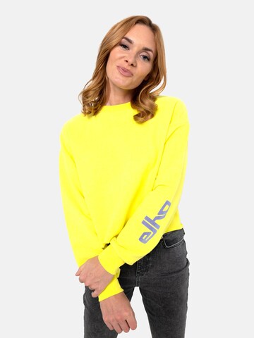 Sweat-shirt 'Wien' elho en jaune : devant