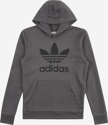 ADIDAS ORIGINALS Sweatshirt 'Trefoil' in Grey: front