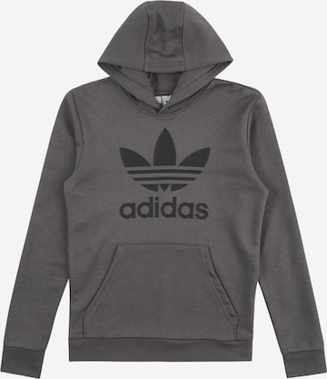 ADIDAS ORIGINALS - Sudadera 'Trefoil' en gris: frente