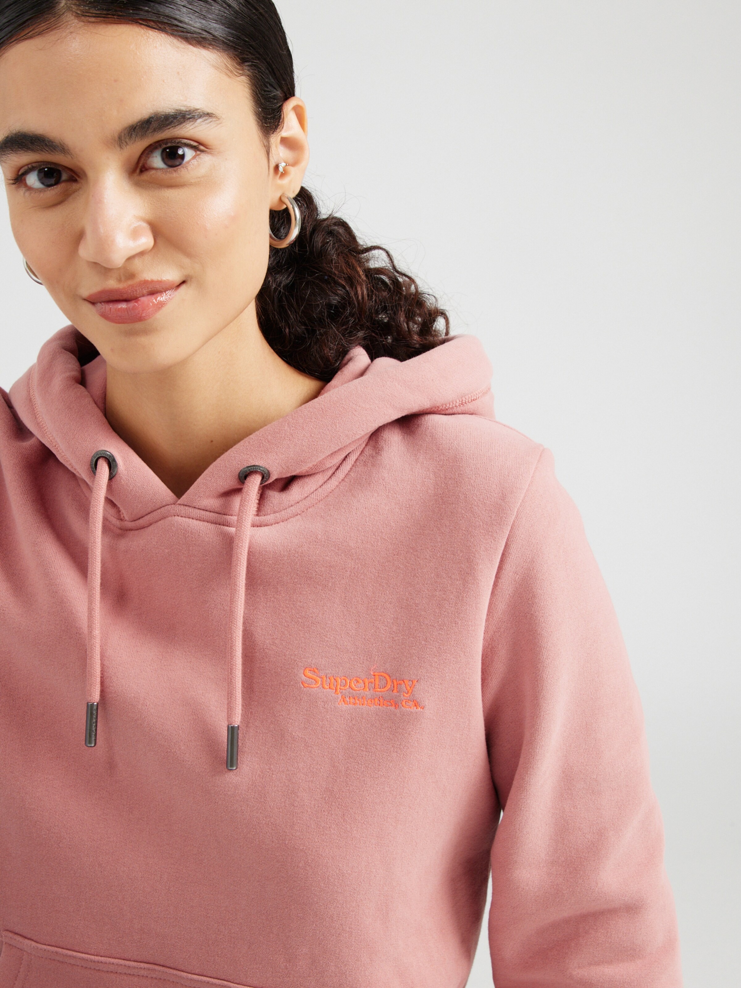 Pink superdry sweatshirt hotsell