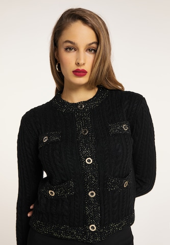 faina Strickjacke in Schwarz