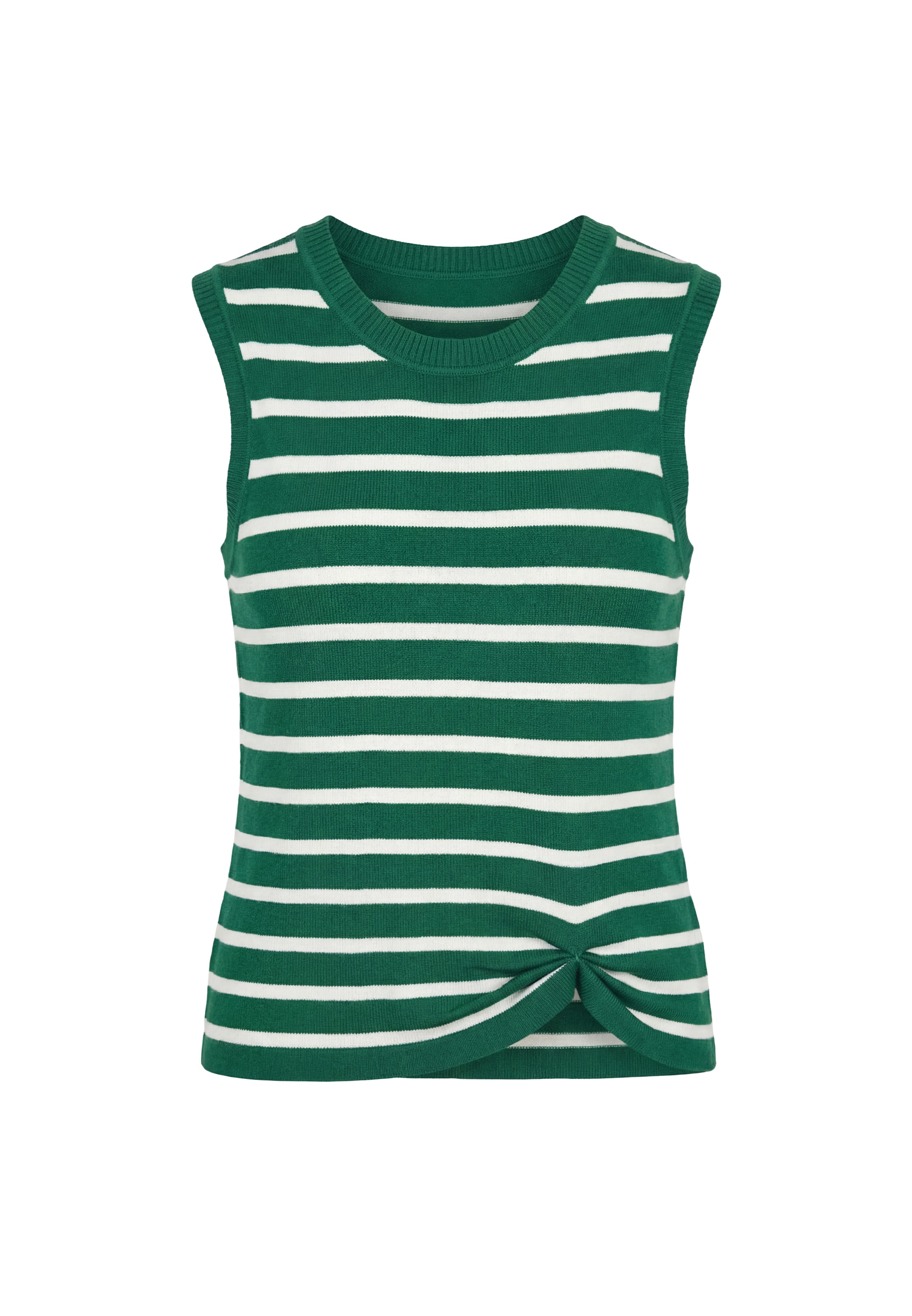 MYMO - Top de punto en verde: frente