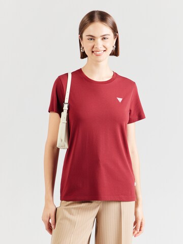 GUESS - Camiseta en rojo: frente