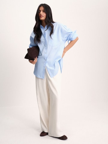 The Set Blouse in Blauw