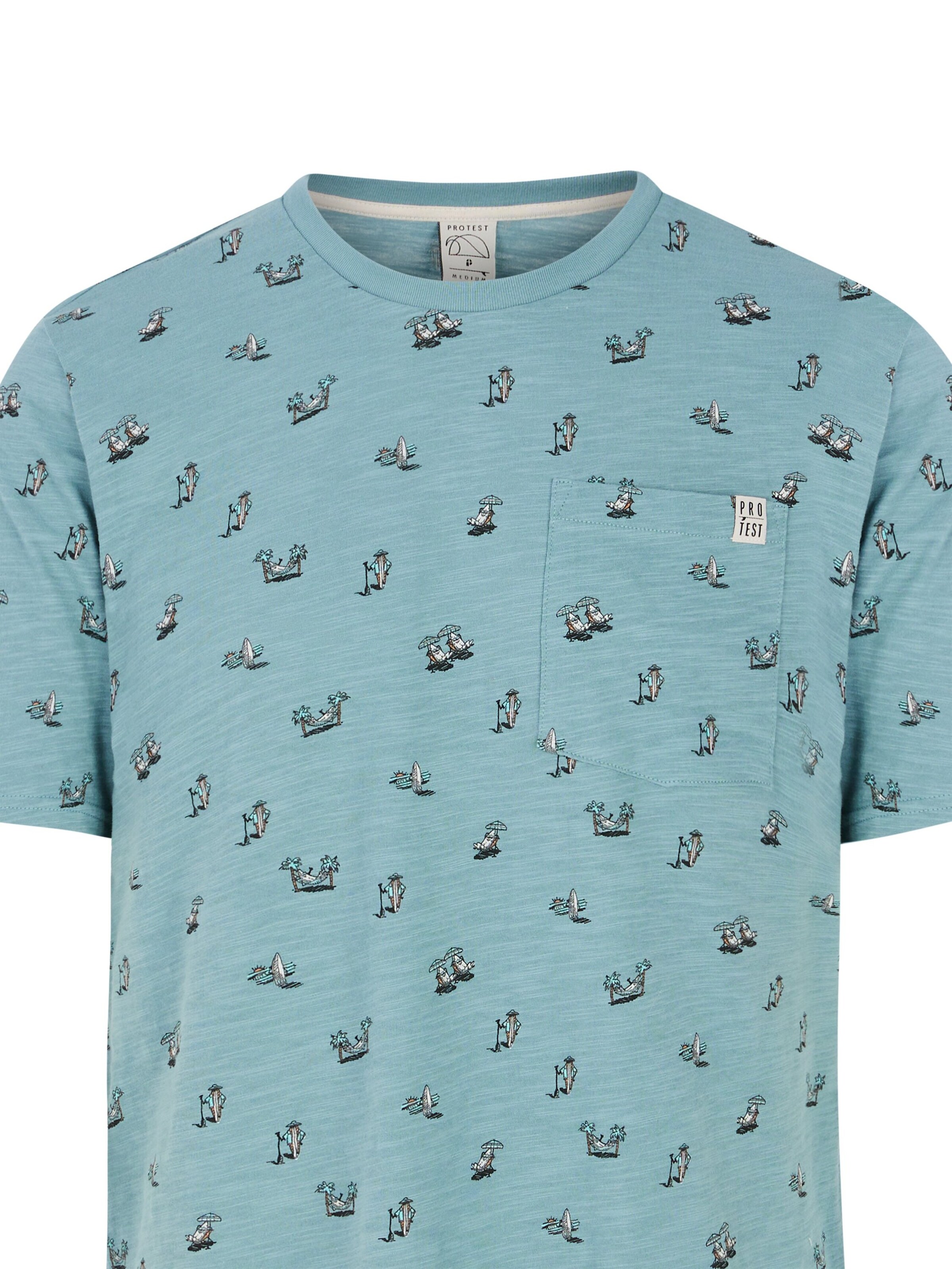 PROTEST Shirt 'PRTElston' in Green