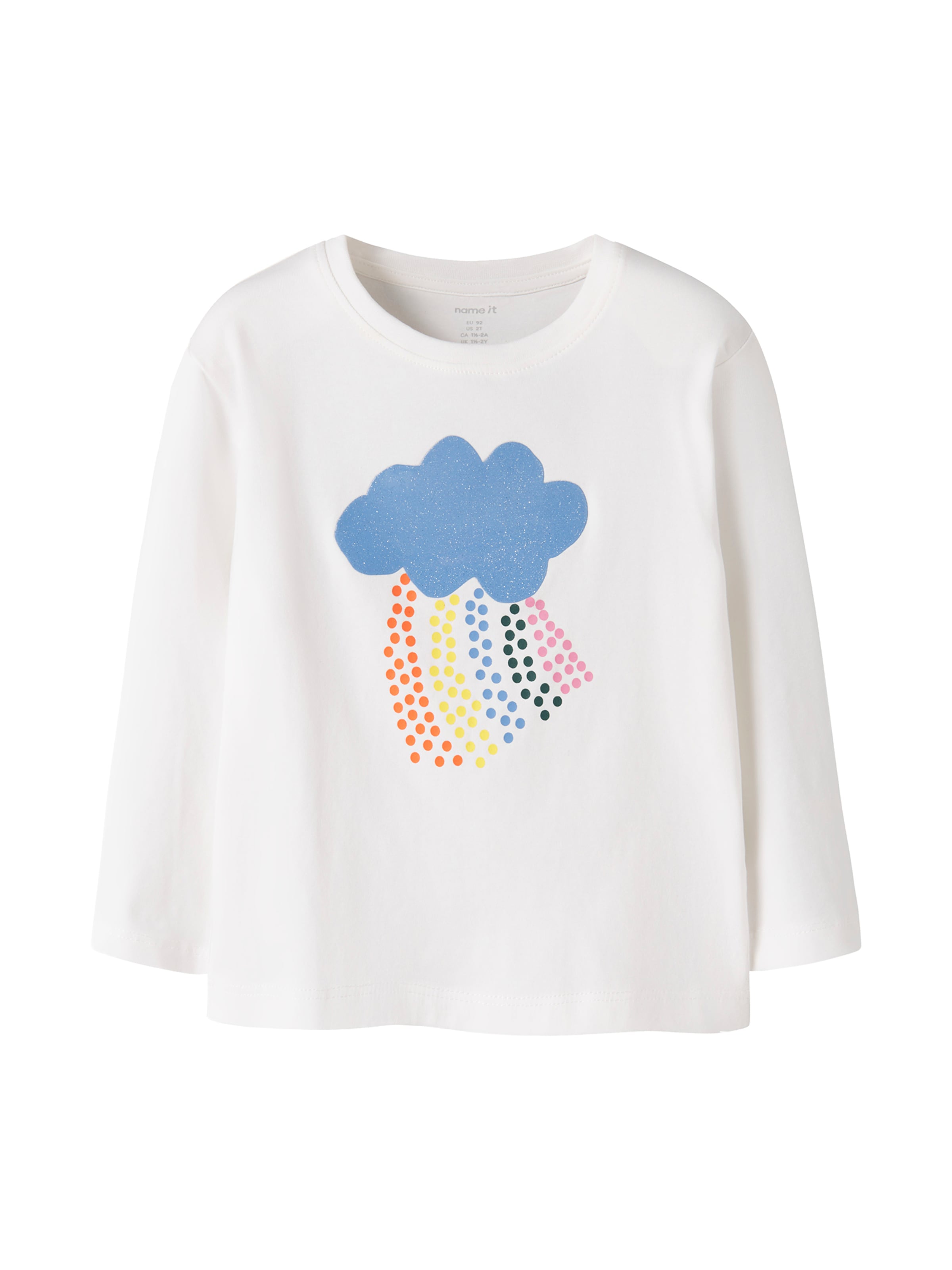 NAME IT T-shirt 'NMFLINDALI' i vit: framsida