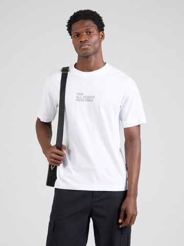 T-Shirt 'JCODYNAMIC' JACK & JONES en blanc : devant