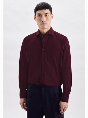 SEIDENSTICKER Regular fit Business shirt in Red