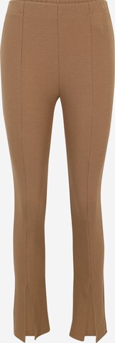 Coupe slim Leggings 'IDA' Vero Moda Petite en beige : devant