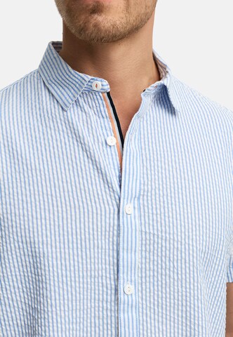 INDICODE JEANS Regular fit Overhemd 'Maribo' in Blauw