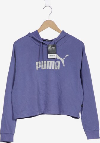 PUMA Sweatshirt & Zip-Up Hoodie in M in Purple: front