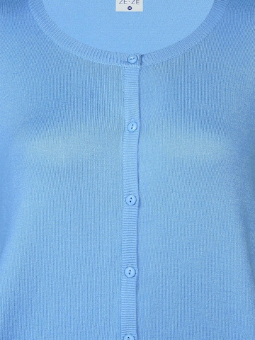ze-ze Gebreid vest 'Norma 106' in Blauw