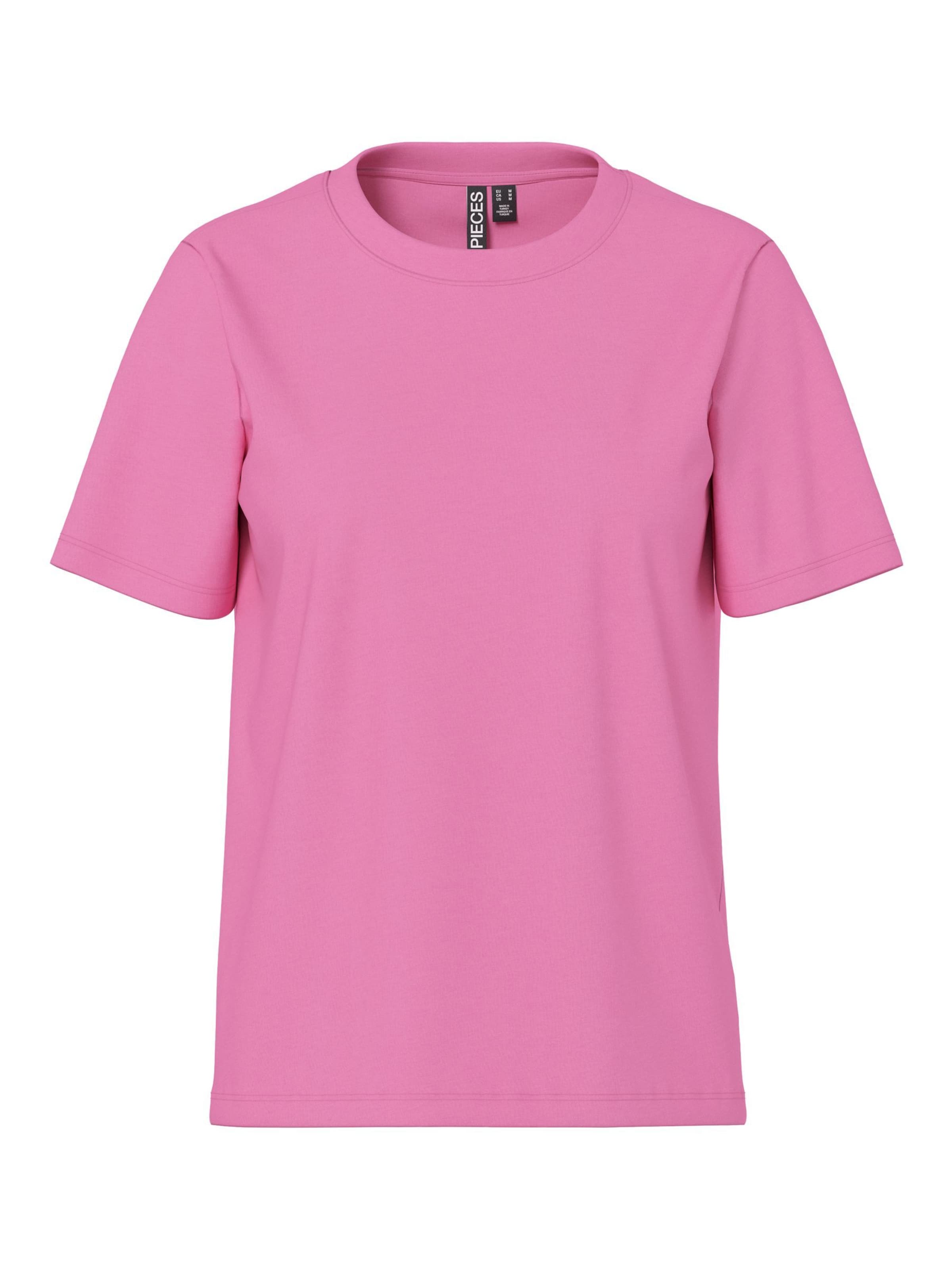 PIECES Shirt 'PCRia' in Roze: voorkant