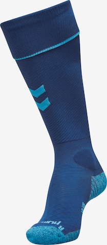 Hummel - Calcetines deportivos en azul: frente