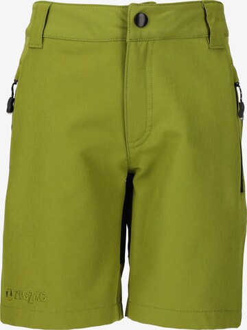 ZigZag Regular Pants 'Scorpio' in Green: front