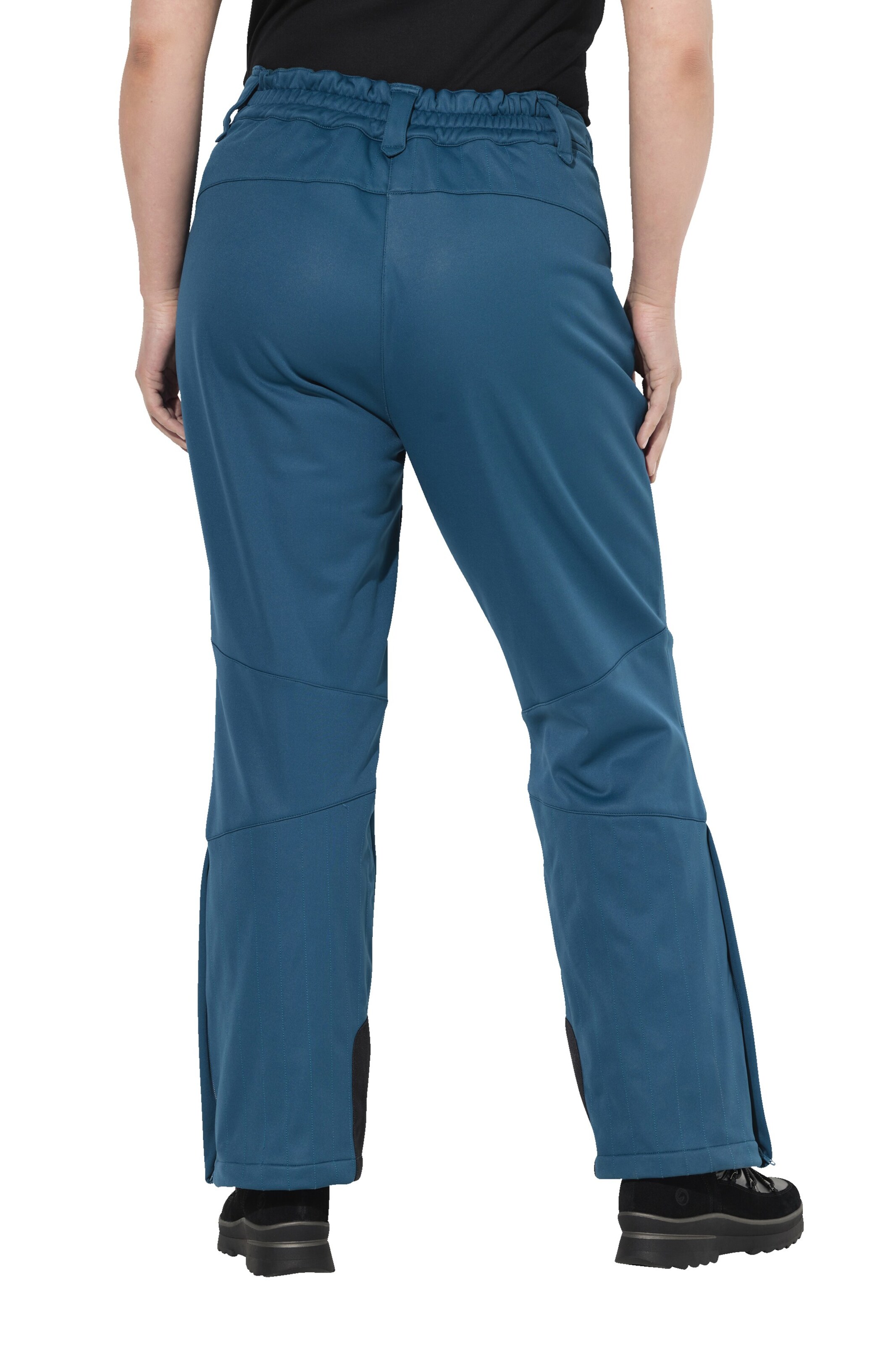Ulla Popken Tapered Hose in Blau: Vorderseite