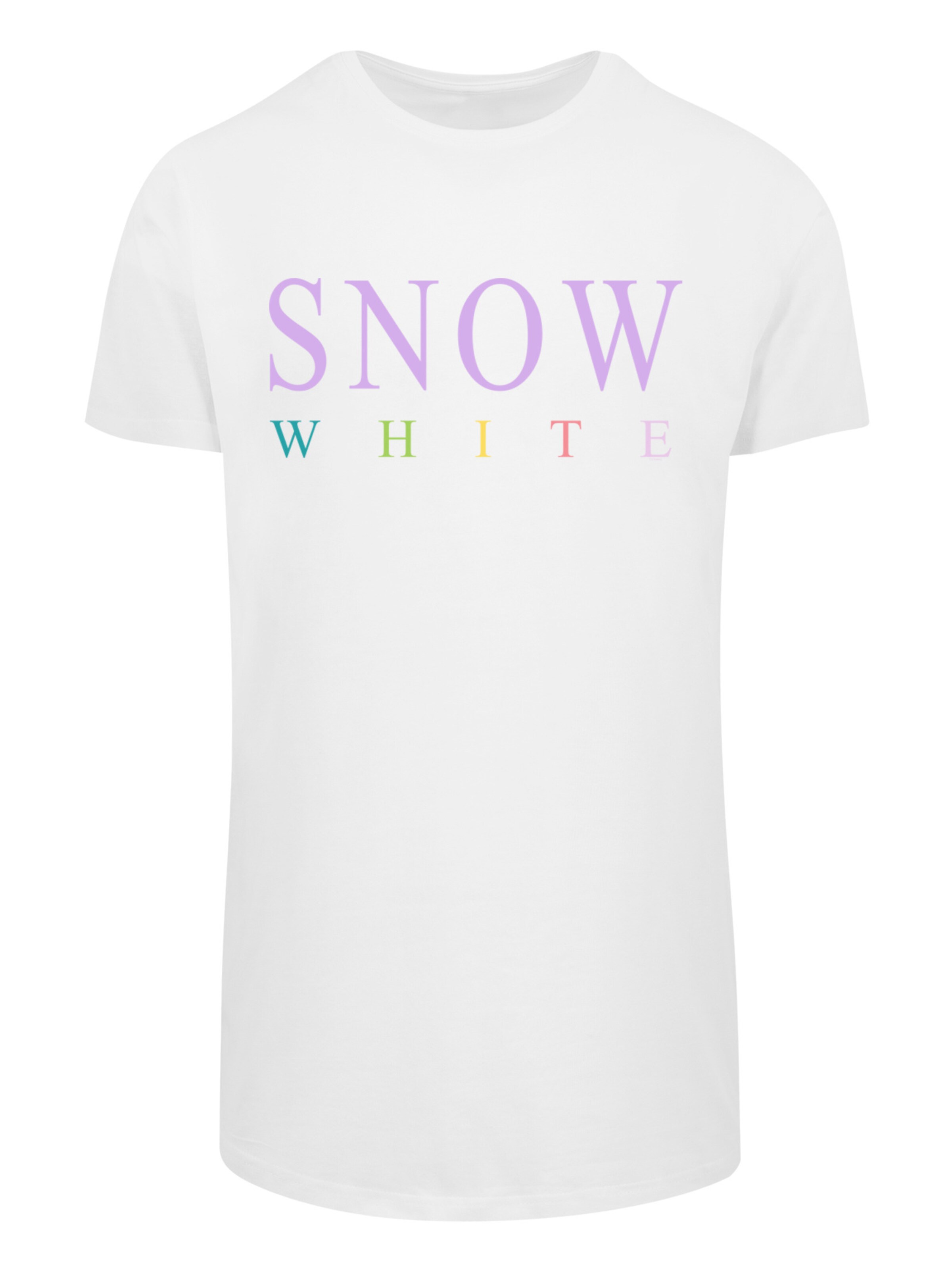 T-Shirt 'Disney Boys Snow White' F4NT4STIC en blanc : devant