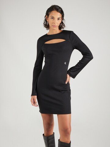 Calvin Klein Jeans Dress in Black: front