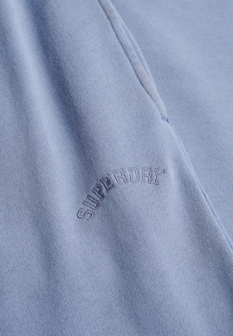 Superdry & Co Wide leg Broek 'Essential' in Blauw