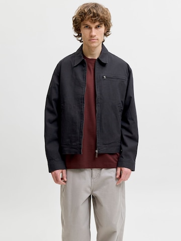 JACK & JONES Between-season jacket 'JJTeo' in Black: front