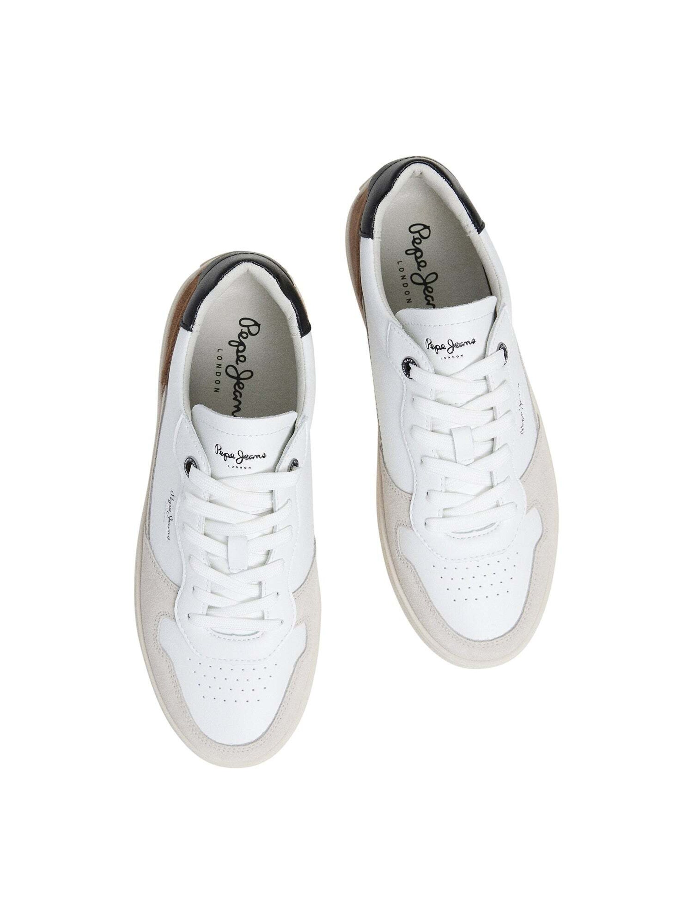 Pepe Jeans - Sapatilhas baixas 'CAMDEN' em branco