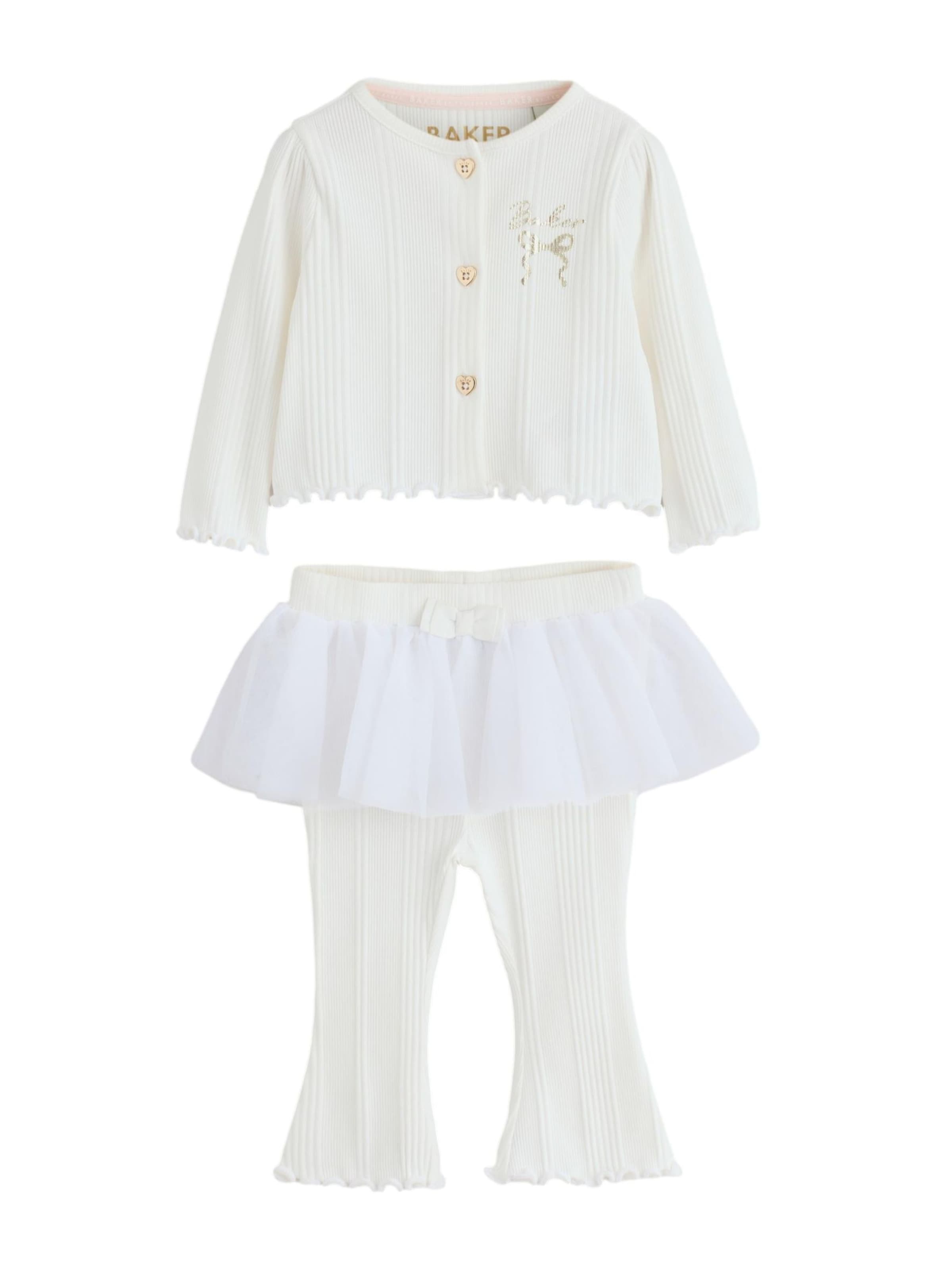 Baker by Ted Baker - Conjunto en beige: frente