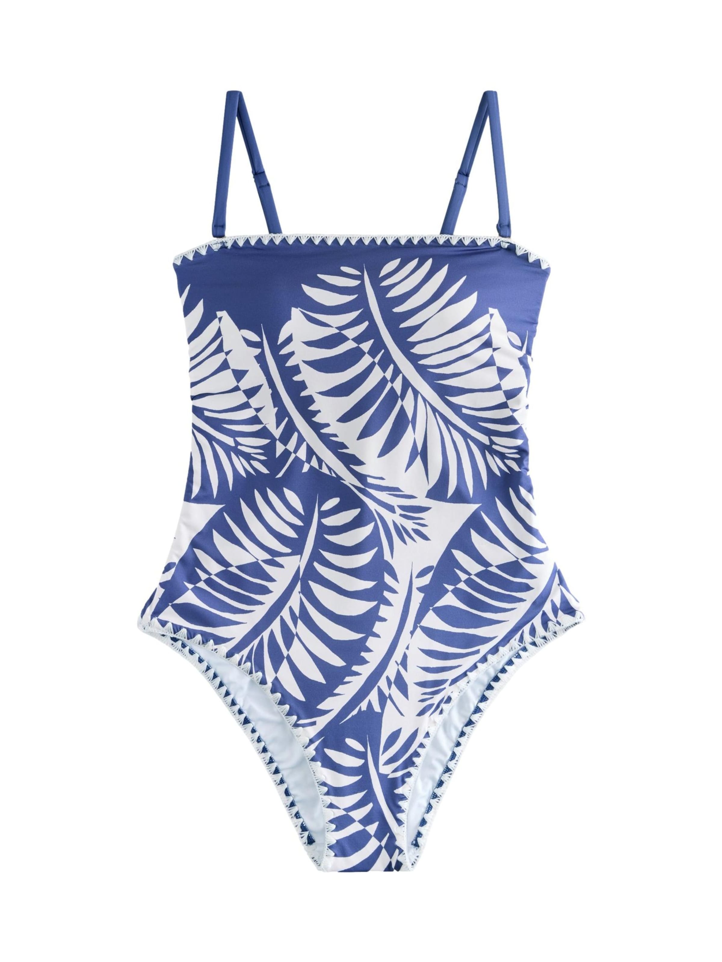 Mint Velvet Badpak in Blauw: voorkant