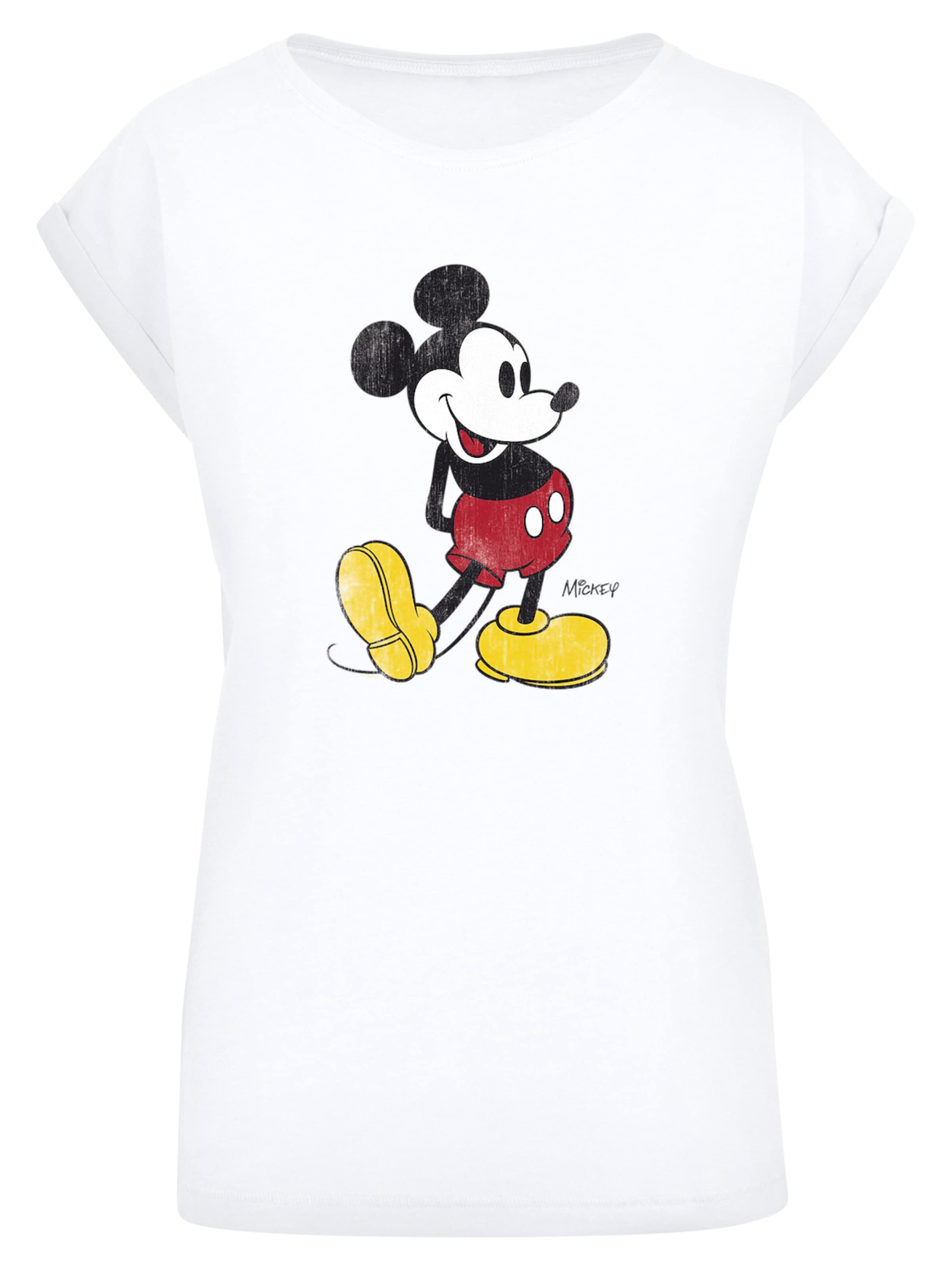 F4NT4STIC Shirt 'Disney Mickey Mouse' in gelb / rot / schwarz / weiß, Produktansicht