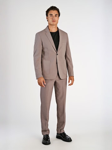 Coupe regular Veste de costume Lindbergh en beige