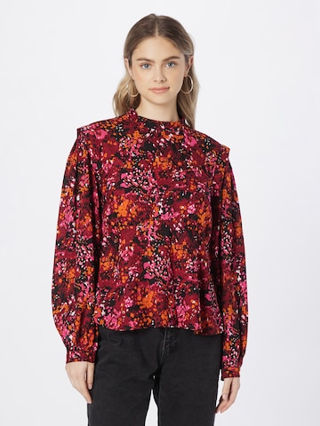 OBJECT Blouse 'RAWENA' in Red: front