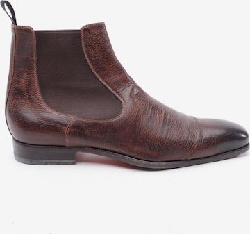 Santoni Anke & Mid-Calf Boots in 43 in Brown: front