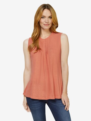 Linea Tesini by heine Top in Oranje: voorkant