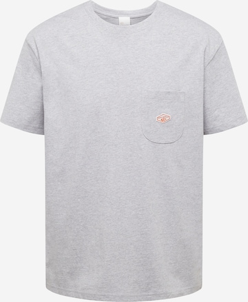 Nudie Jeans Co T-Shirt 'Leffe' in Grau: predná strana