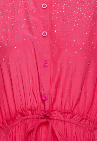 faina - Vestido camisero 'Glow' en rosa