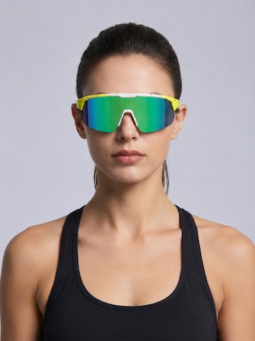 VEYREY Sportsonnenbrille 'Endank' in Grün: Vorderseite