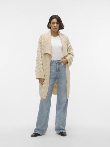 VERO MODA Knit cardigan 'LIV' in Beige
