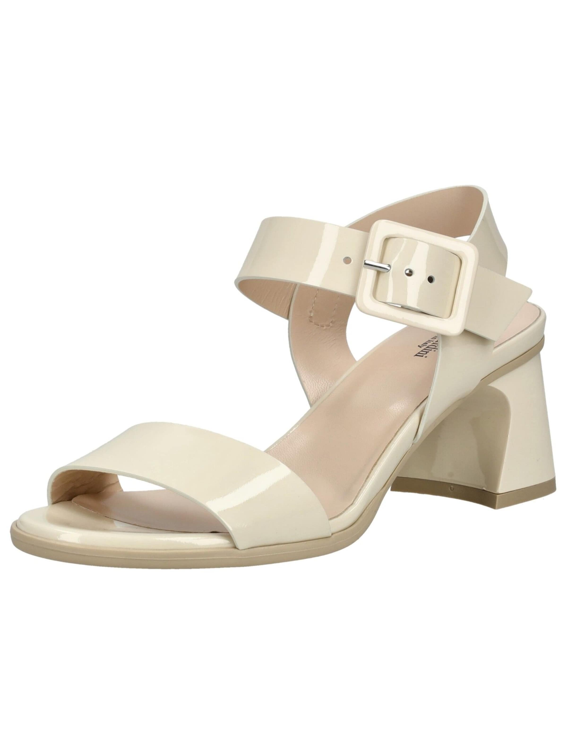 Sandalo con cinturino di Nero Giardini in beige: frontale