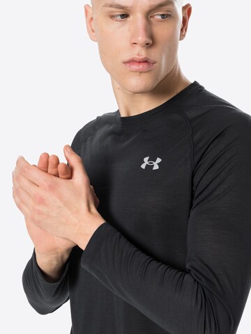 T-Shirt fonctionnel 'Streaker' UNDER ARMOUR en noir