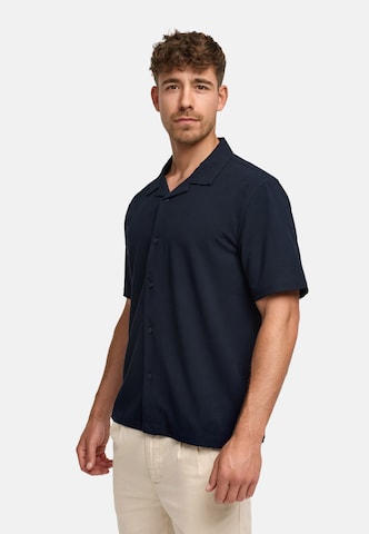 INDICODE JEANS Regular fit Overhemd 'INDaminos' in Blauw