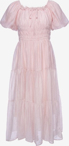faina - Vestido en rosa: frente