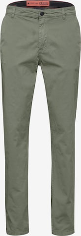 Street One MEN Chino Pants 'Sommer' in Green: front